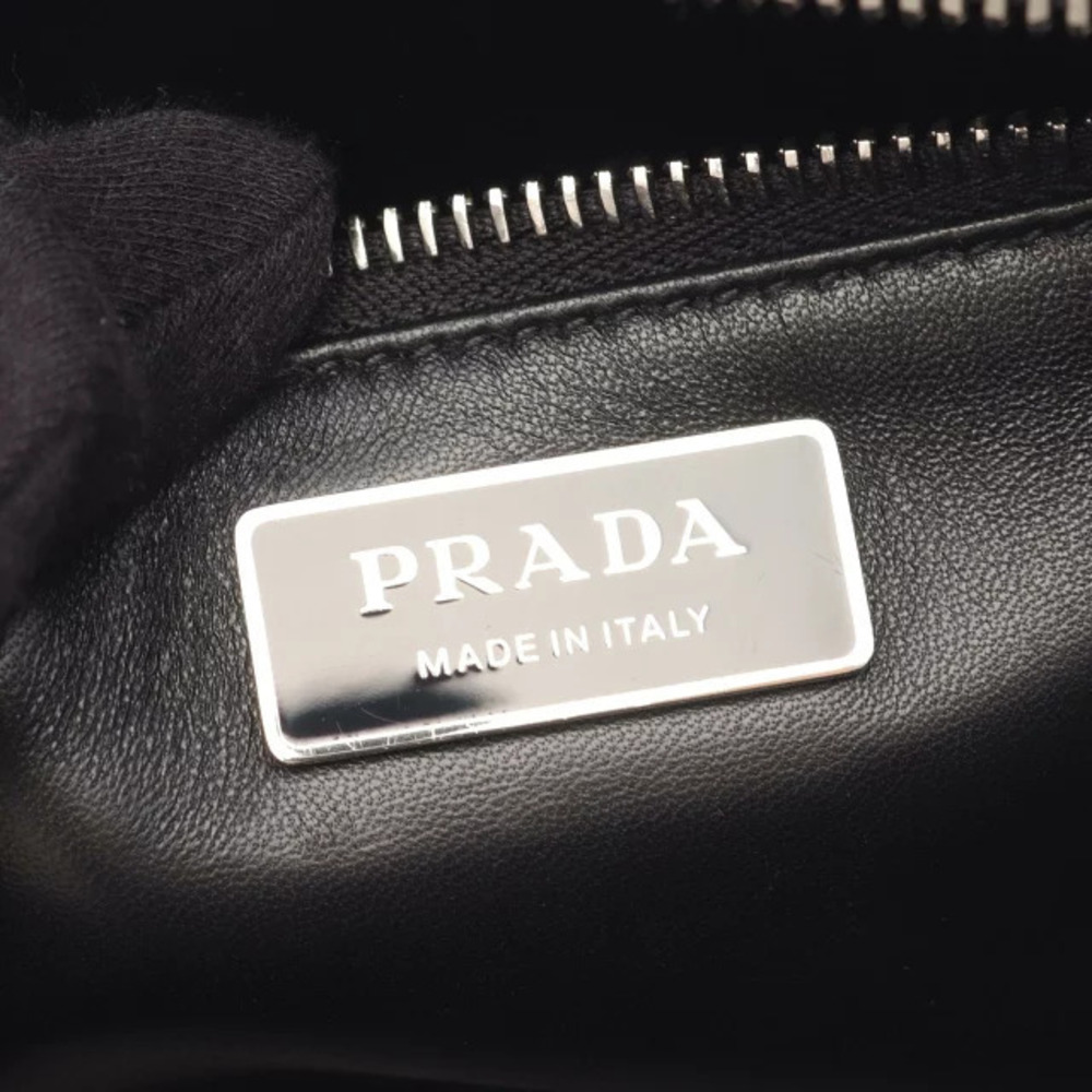 Prada Re Edition Handbag Leather Black UVL - Picture 4 of 6